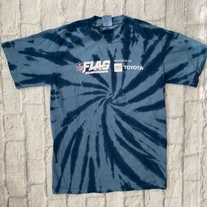 Port & Company youth L NFL flag football tie dye t-shirt